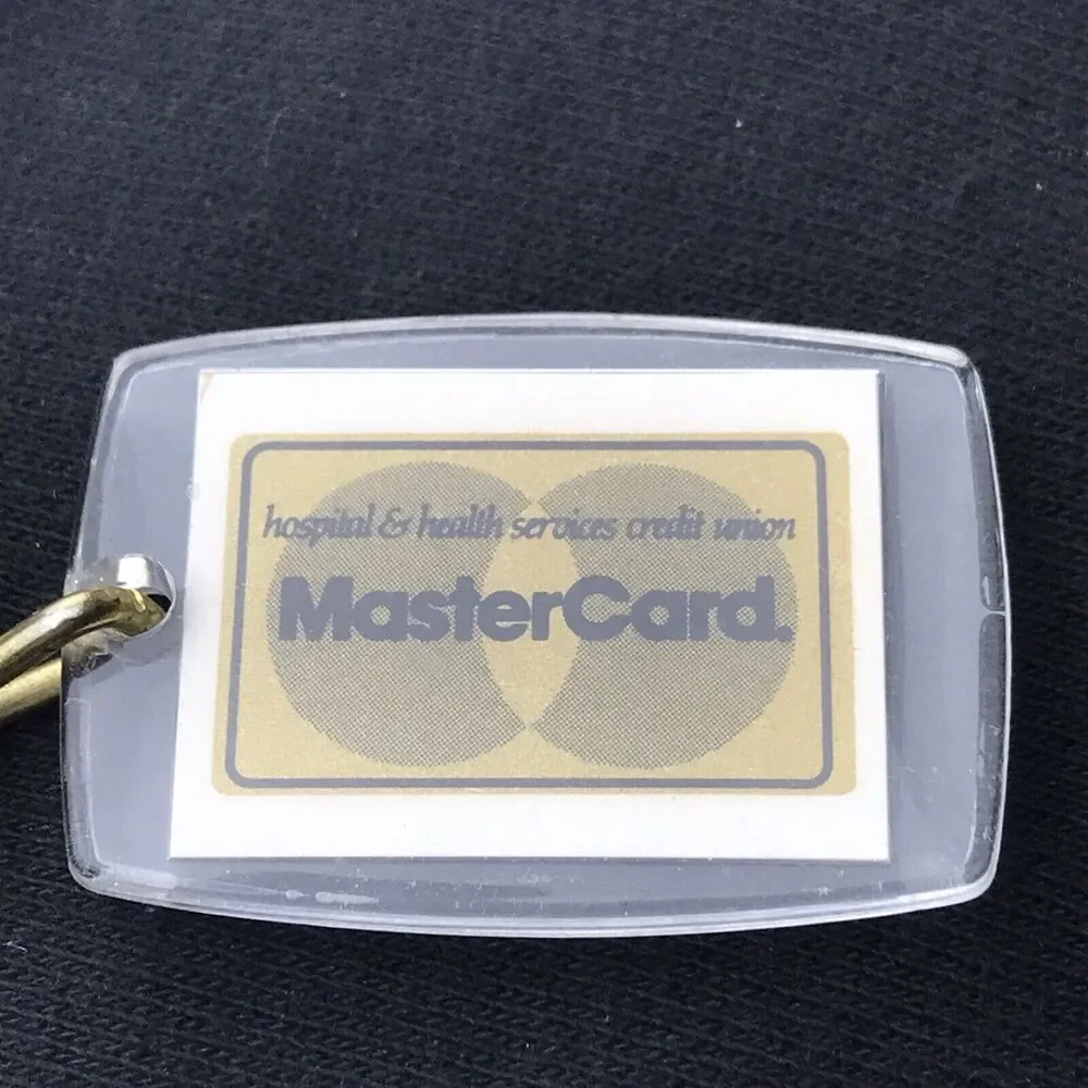 Mastercard Key Chain Hospital and Health services Credit Union Vintage
